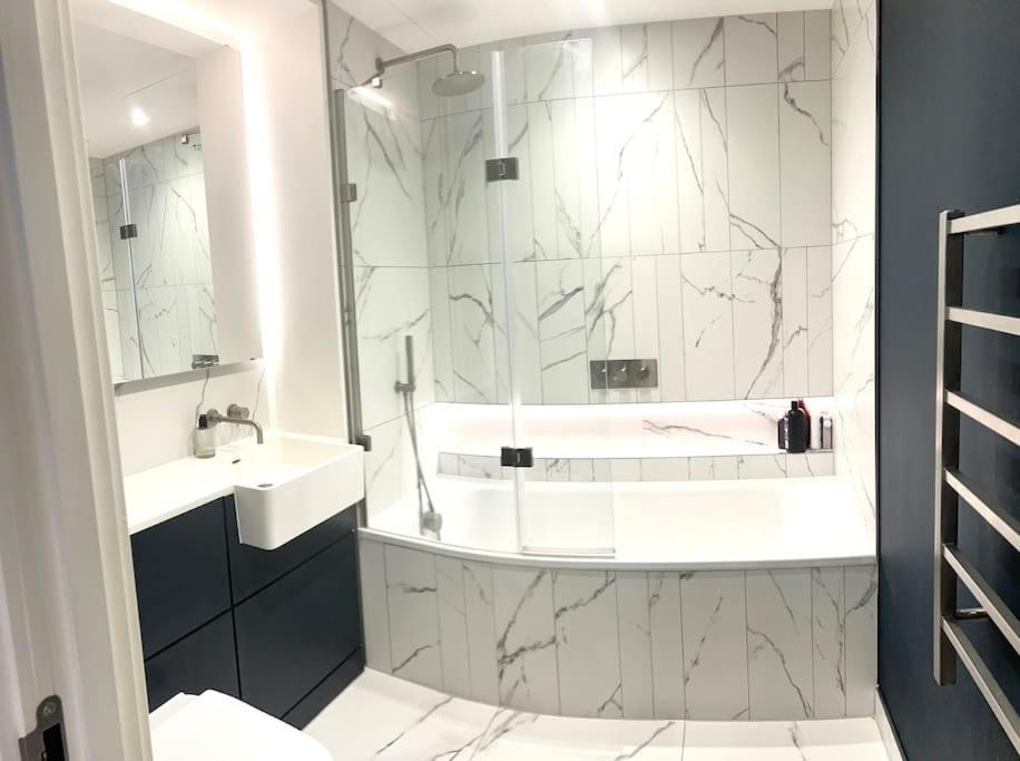 New Central 1Br Wstunning View, 5 Min Vauxhall St London Exteriör bild